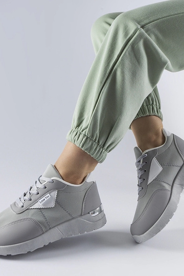 Zapatillas de tela gris... 2