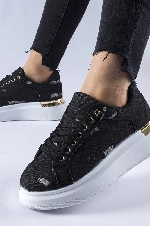 Zapatillas de plataforma Ossona negras