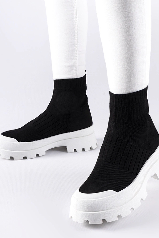 Zapatillas negras Varden con parte...