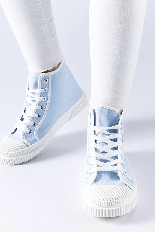 Zapatillas altas azules Pozzuolo