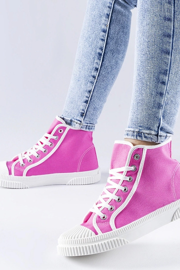 Zapatillas altas Pozzuolo de color rosa oscuro 2