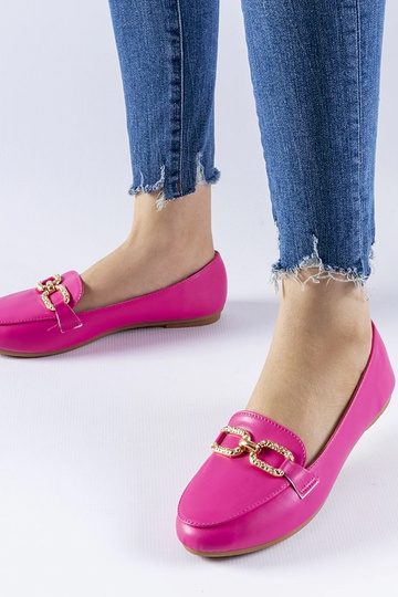 Mocasines con hebilla Sovera en color rosa