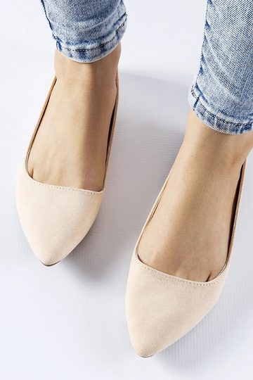 Bailarinas beige de punta puntiaguda Riv 2