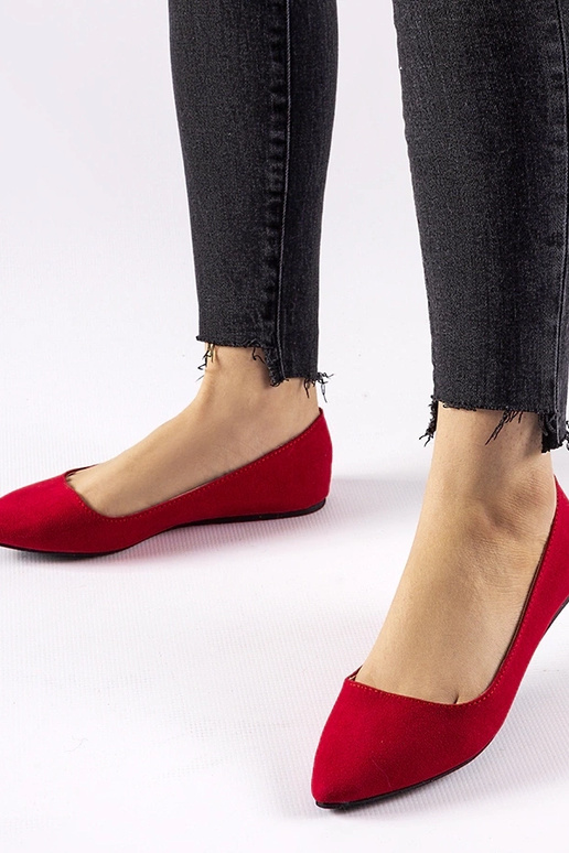 Bailarinas rojas de punta puntiaguda Riv Bailarinas rojas de punta puntiaguda Riv