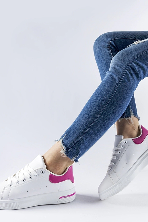 Zapatillas Leland blancas y rosas