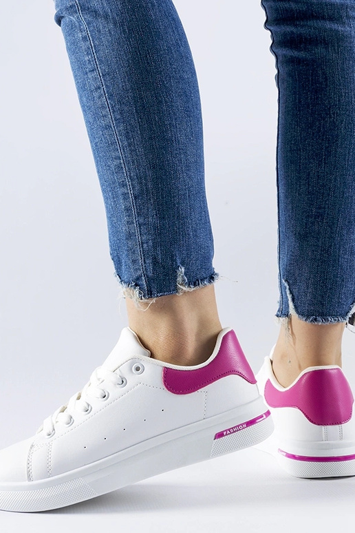 Zapatillas Leland blancas y rosas