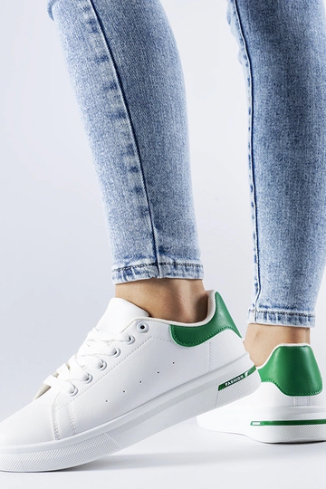Zapatillas Leland blancas y verdes