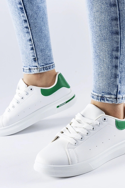 Zapatillas Leland blancas y verdes