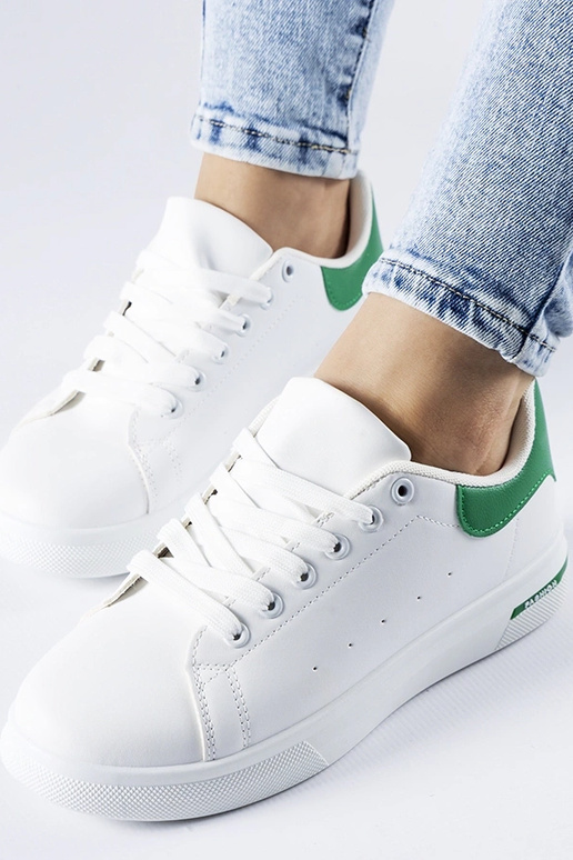 Zapatillas Leland blancas y verdes