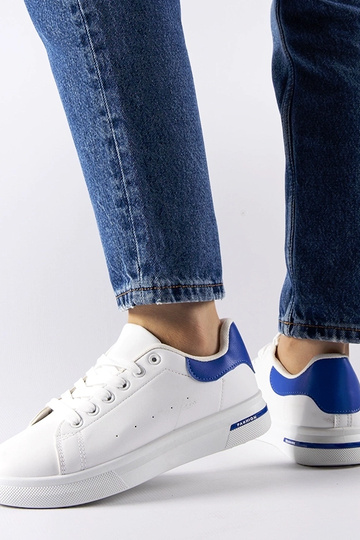 Zapatillas Leland blancas y azul marino