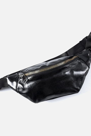 Bolsa Melville de charol negro 2