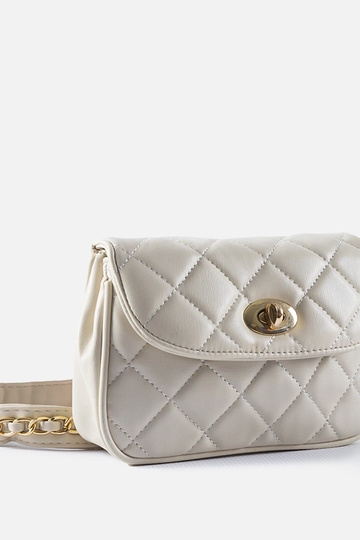 Bolso Mattoon acolchado beige