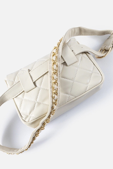Bolso Mattoon acolchado beige 2