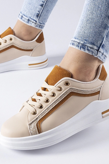 Zapatillas de plataforma Mayfield en color beige
