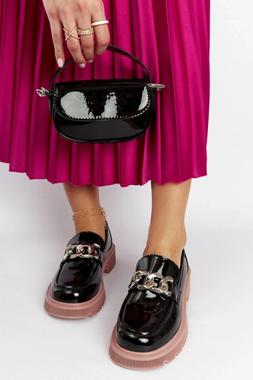 Mocasines de piel negros GOE LL2N4039 2