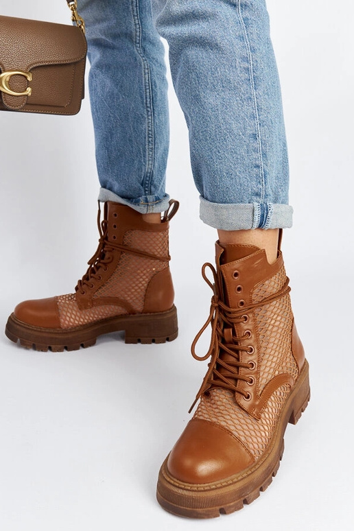 Botas Waldeck marrones translúcidas