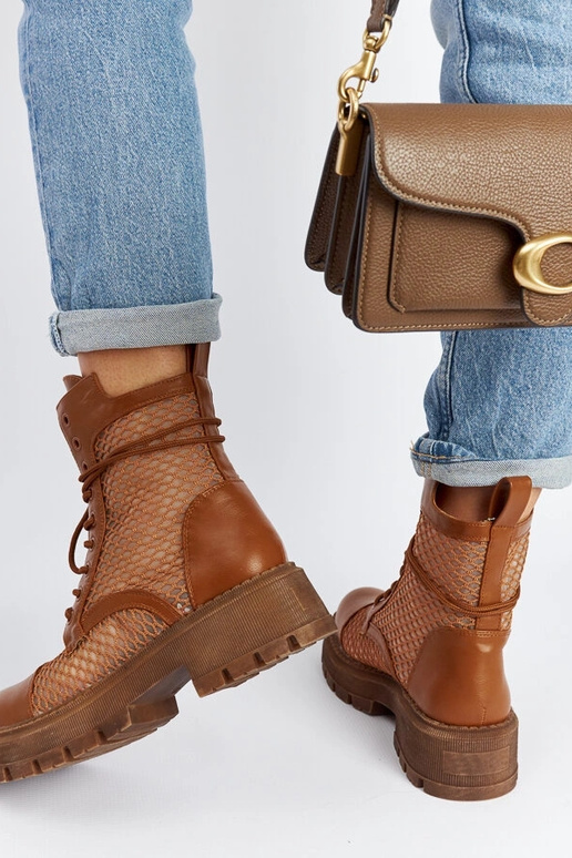 Botas Waldeck marrones translúcidas