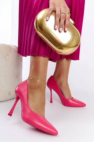 Zapatos de tacón alto color rosa Rodney