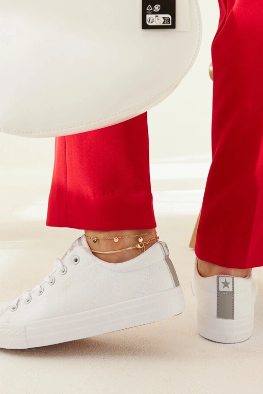 Zapatillas Rocky de tela blanca