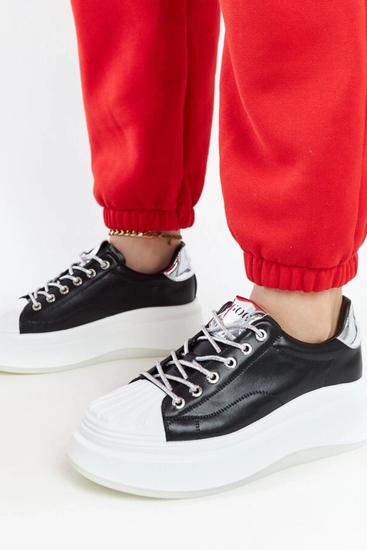 Zapatillas negras de plataforma GOE...