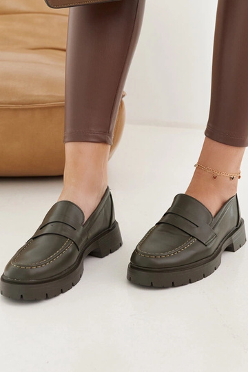 Mocasines verdes Maybritt