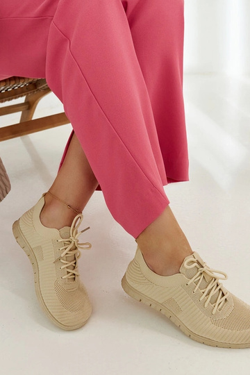 Zapatillas de tela beige... 2