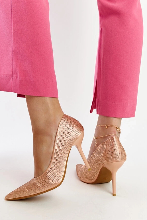 Tacones altos Liena color rosa claro