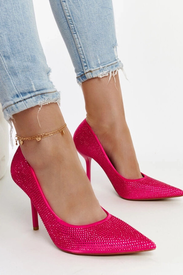 Tacones altos Liena color rosa oscuro 2