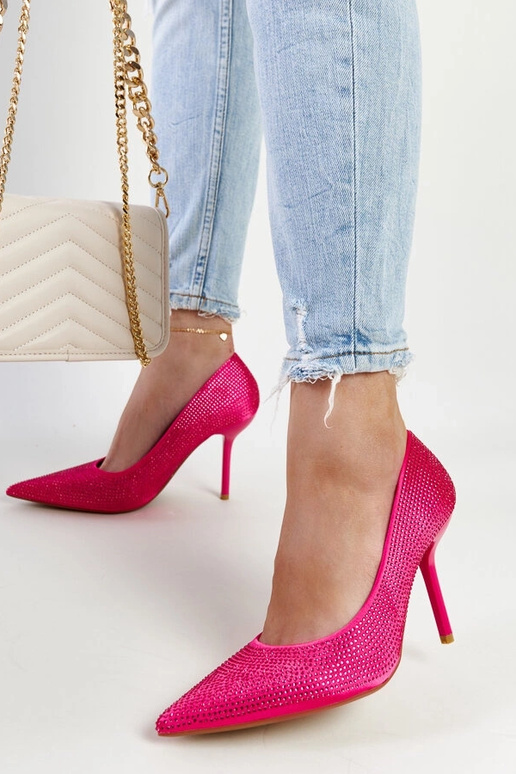 Tacones altos Liena color rosa oscuro