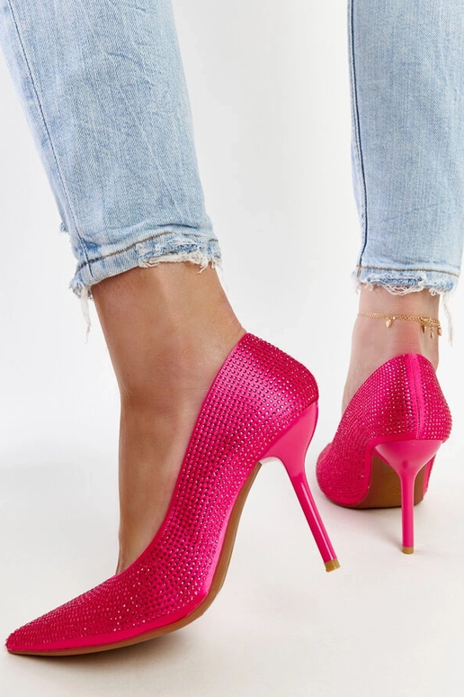 Tacones altos Liena color rosa oscuro