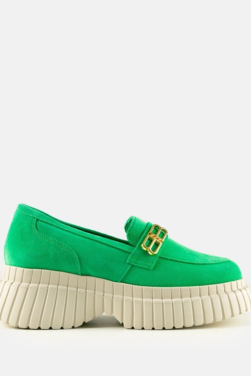 Zapatos de ante verdes Karino