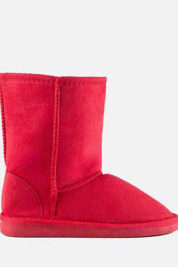 Botas de invierno rojas...