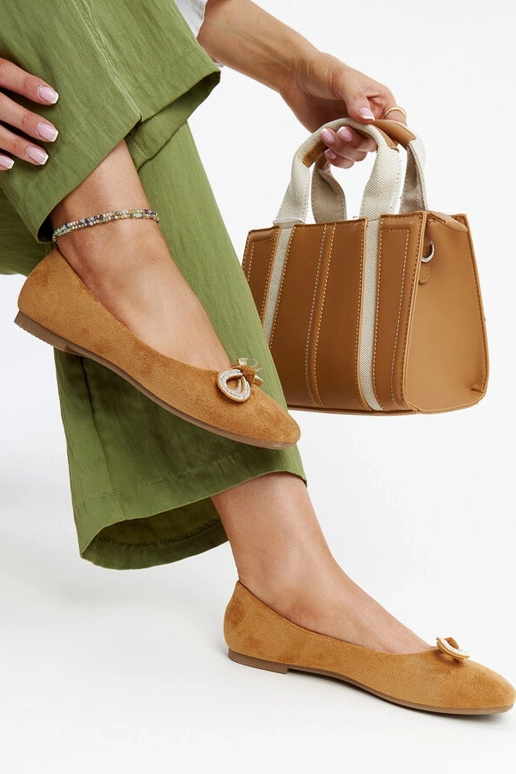 Bailarinas marrones con lazo Gaillou Bailarinas marrones con lazo Gaillou