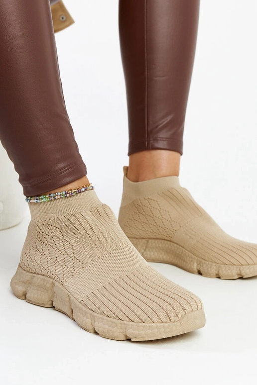 Zapatillas deportivas ligeras beige...