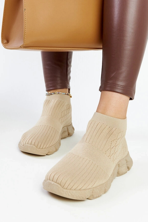 Zapatillas deportivas ligeras beige...