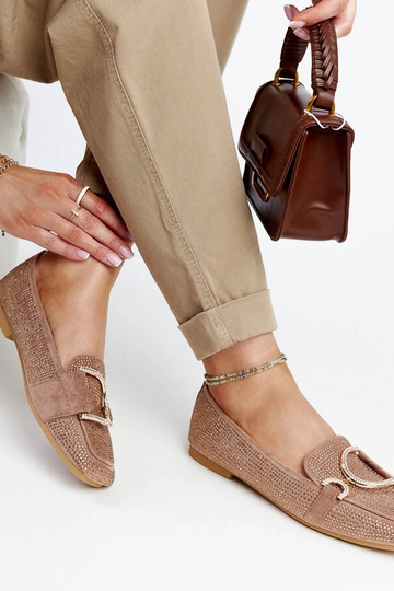 Mocasines Mebrat marrones brillantes 2