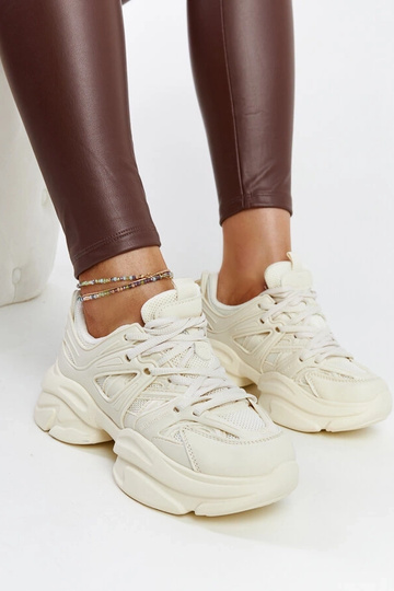 Zapatillas deportivas beige claro Feaven 2