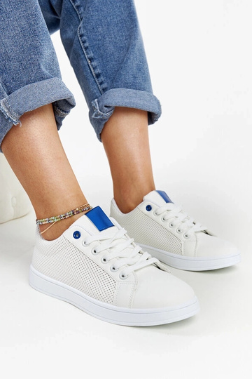 Zapatillas blancas de piel ecológica Semret 2