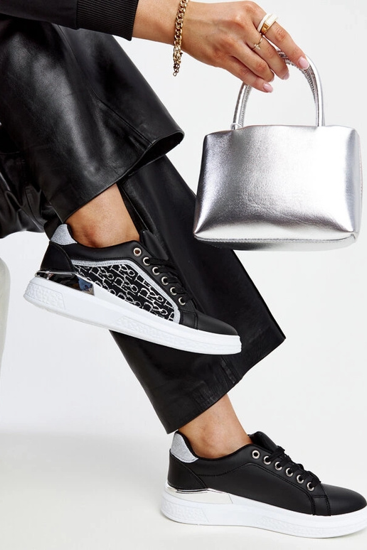 Zapatillas de plataforma negras con...