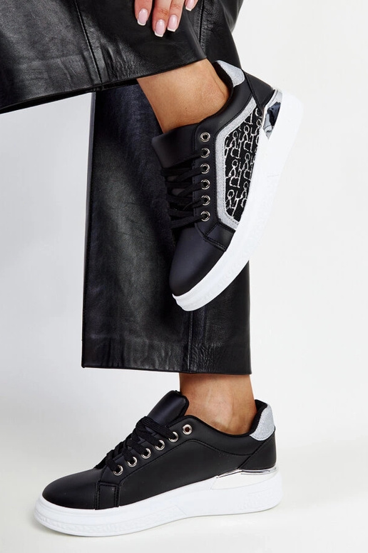 Zapatillas de plataforma negras con...