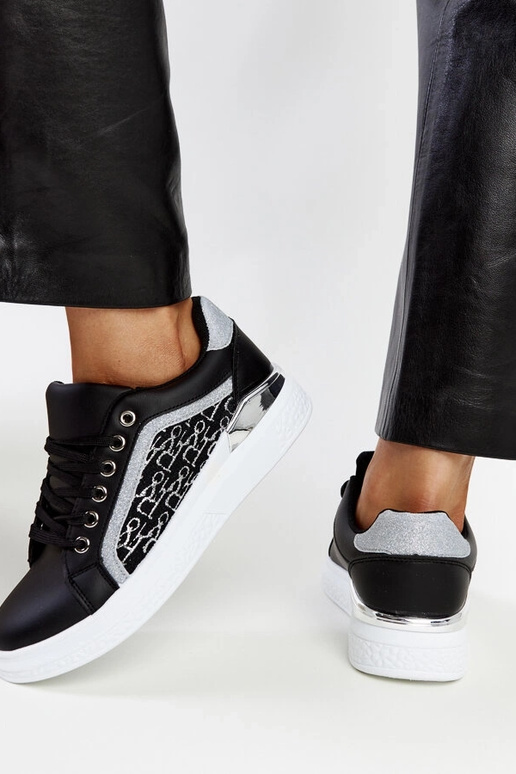 Zapatillas de plataforma negras con...