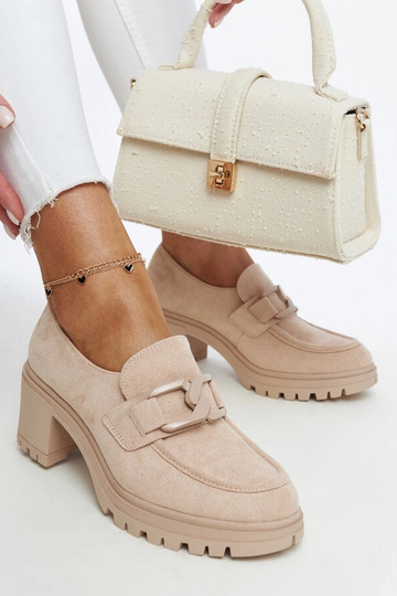 Botines beige con plantilla de piel Vinceza - ante 2