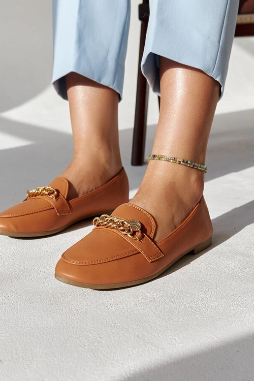 Mocasines Scaletta con cadena en...