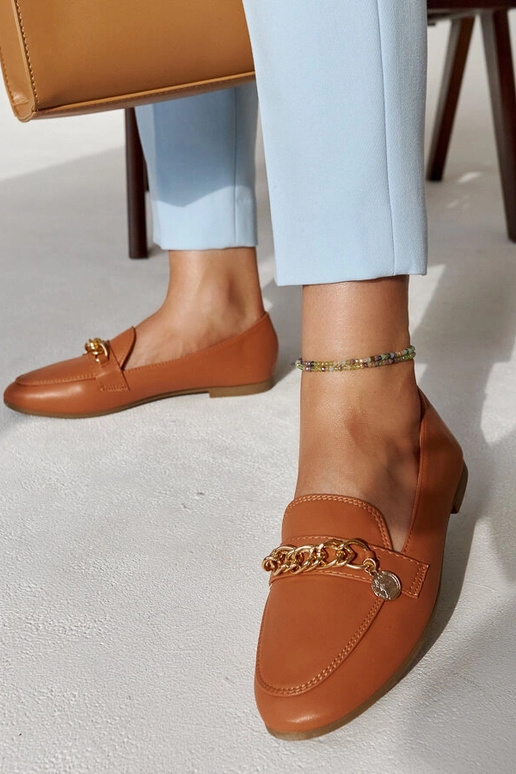 Mocasines Scaletta con cadena en...