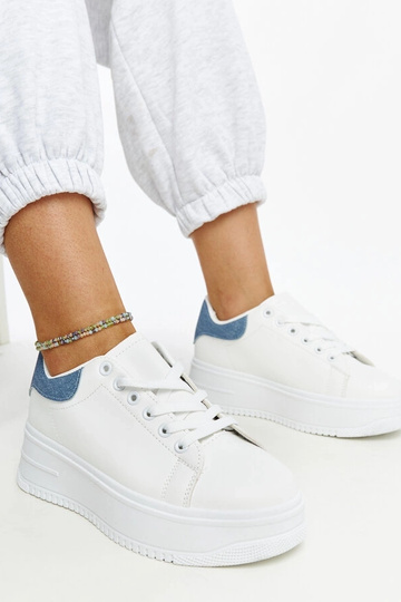 Zapatillas blancas con plataforma Ottavia