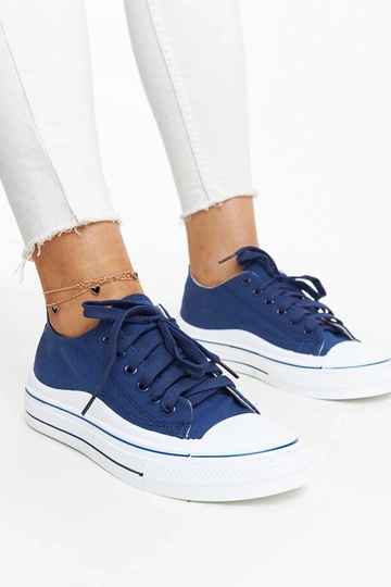 Zapatillas de plataforma azul marino Anbarin