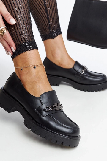 Mocasines negros con...