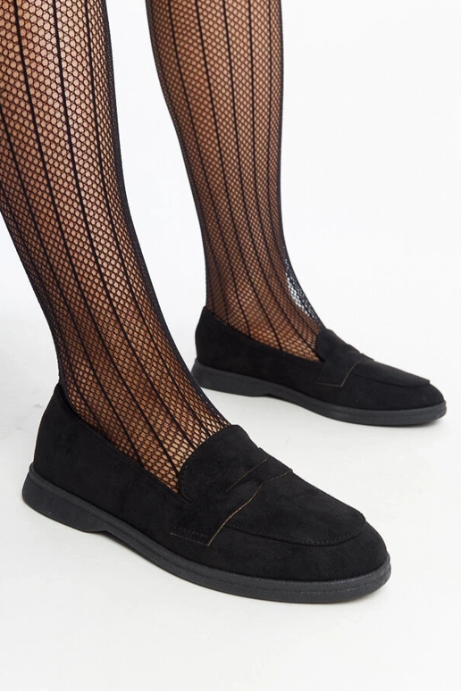 Mocasines de ante negros de Nibras