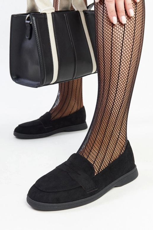 Mocasines de ante negros de Nibras