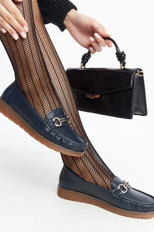 Mocasines con hebilla Anisah en color...